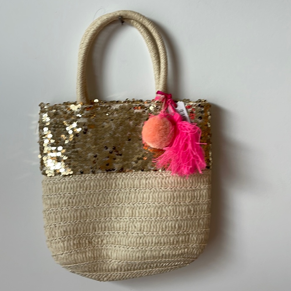 Sequin handbag